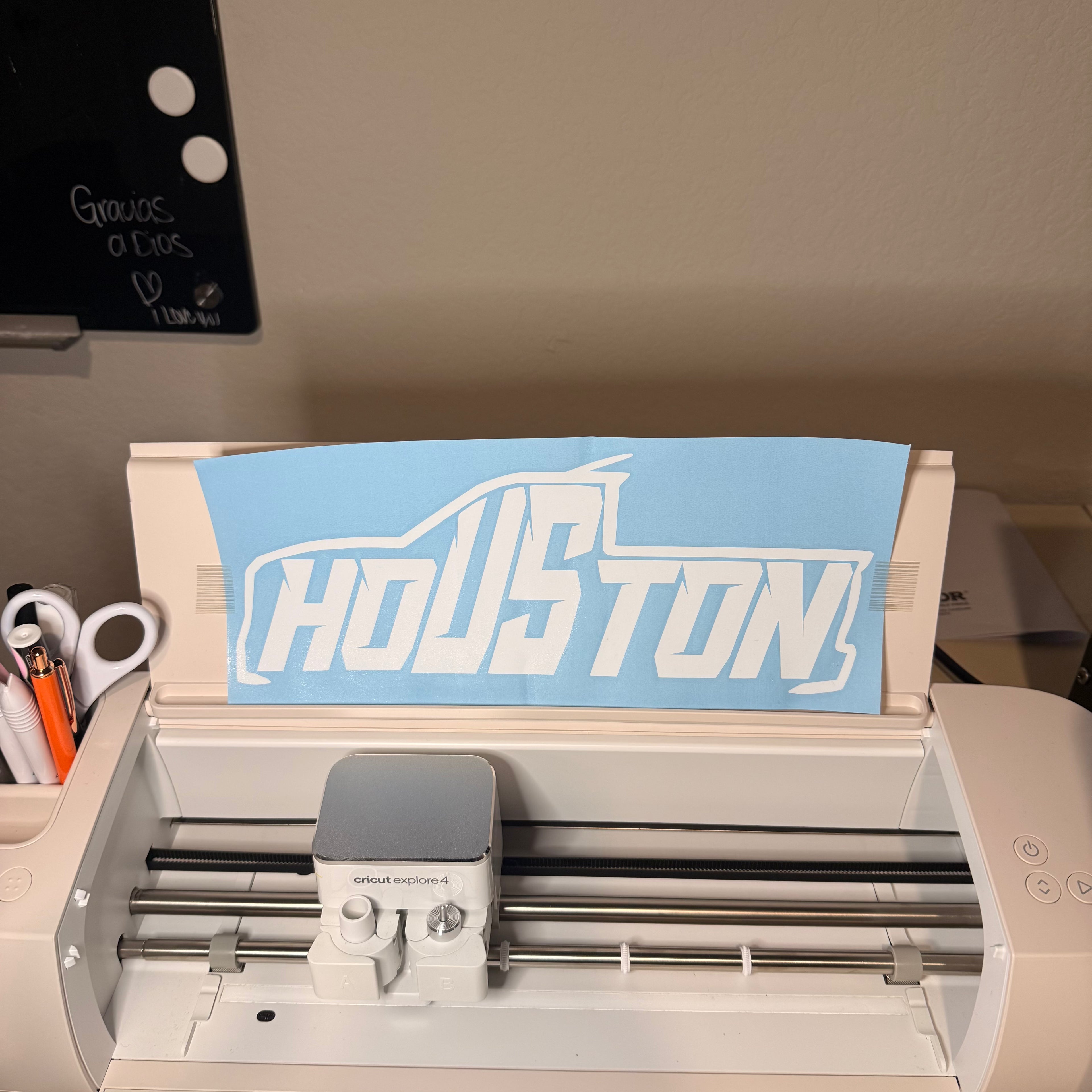 Houston Truck Decal 11.5” x 4.5”