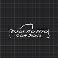 Estoy Feo Pero Con Troca Decal 11.5” x 4.5”