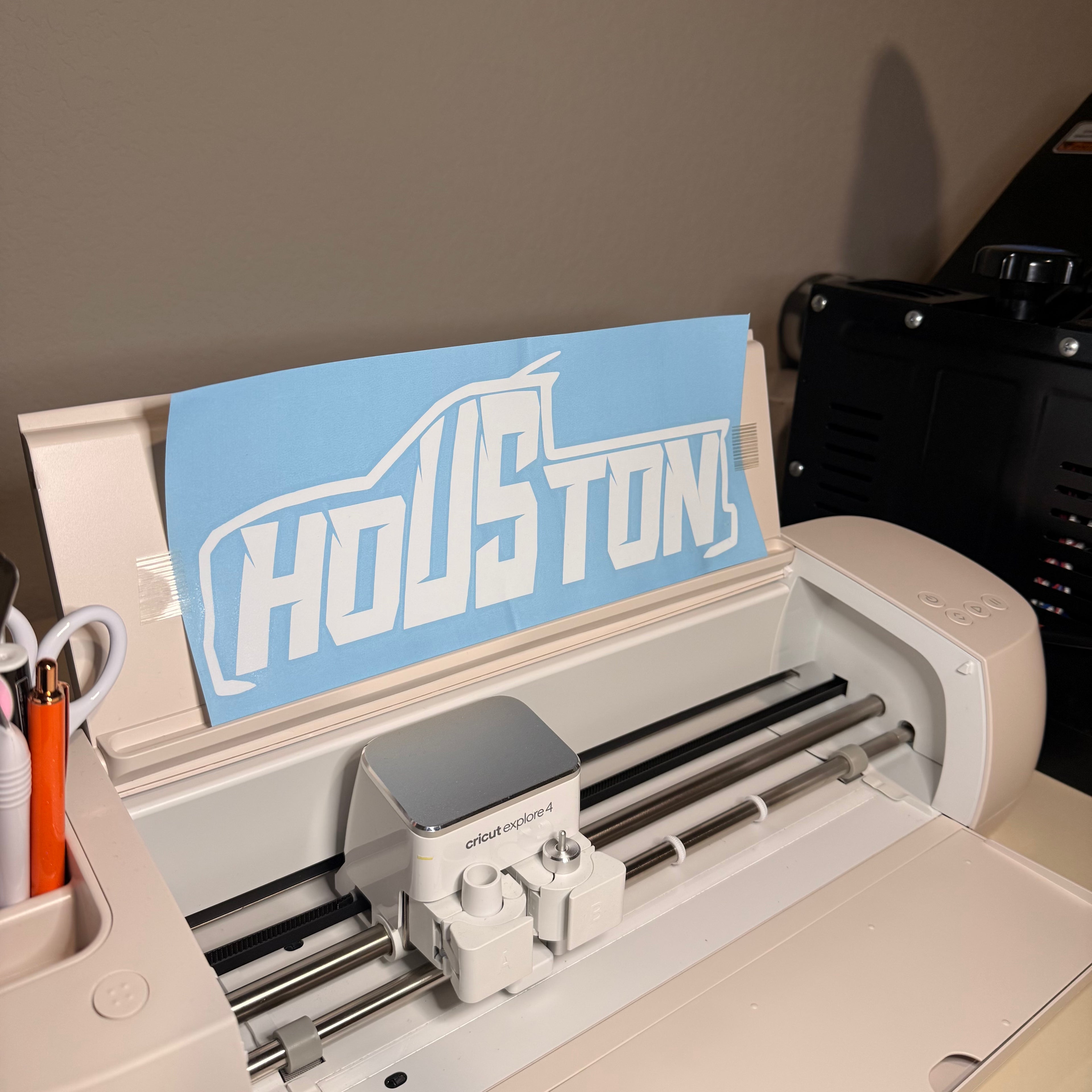 Houston Truck Decal 11.5” x 4.5”