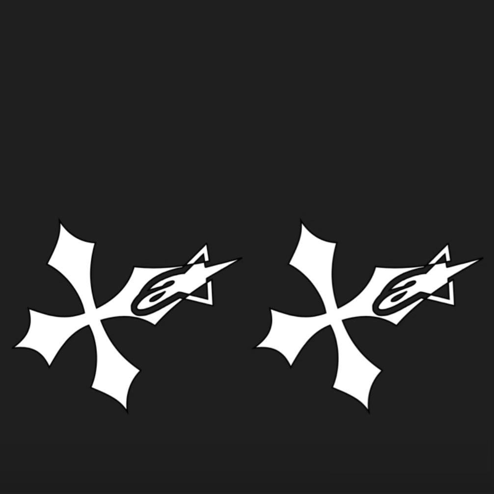 Alpine Cross Reflective Decal (Pair)