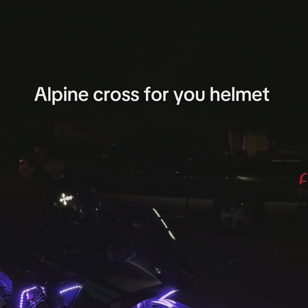 Alpine Cross Reflective Decal (Pair)